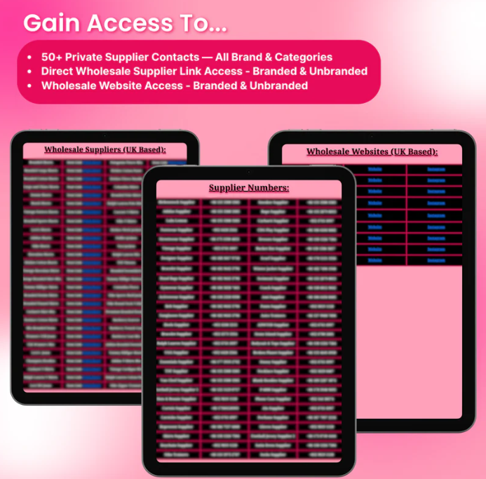 All Supplier List Bundle