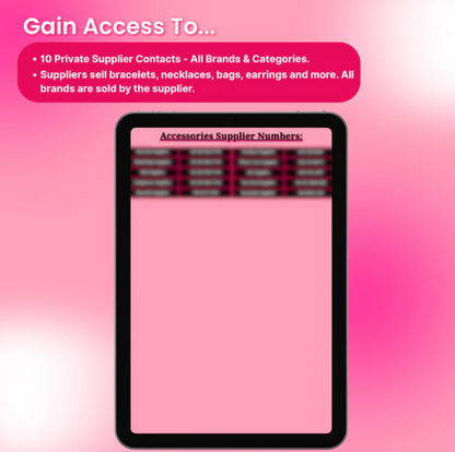Accessories Supplier Bundle