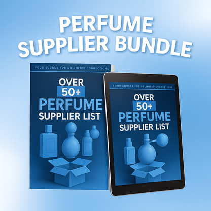 Cologne & Perfume Supplier Bundle